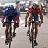 Frank Schleck finishes third of the Giro di Lombardia 2005 behind Bettini and Simoni